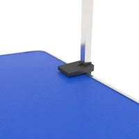 PawHut Trimtafel, scheertafel in hoogte verstelbaar met ondermand voor honden inklapbaar blauw(m-11)
