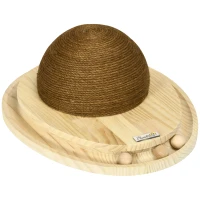 PawHut interactief kattenspeelgoed 2-in-1 design krabspeelgoed grenenhout(m-11)