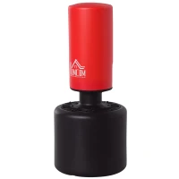 HomCom sac de box, inaltime reglabila 145-172cm, rosu, negru | AOSOM RO(m-7)