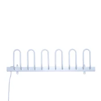 HOMCOM Secador Eléctrico de Zapatos Calentadores de Botas Guantes Estante de Secador para 3 Pares 86x11x23.5cm(m-8)