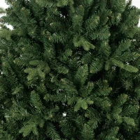 HOMCOM Realistische kunstkerstboom 180 cm met 1237 takpunten en metalen standaard, groen(m-10)
