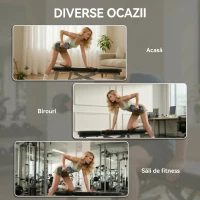 HOMCOM Gantere cu Mâner Zimțat, Fontă, 2 x 12,5 kg pentru Acasă, Sală, Antrenament Forță(m-6)