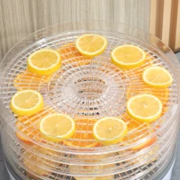 HOMCOM 5 Tier Food Dehydrator, 245W Food Dryer Machine with Adjustable Temperature Control for Drying Fruit, Meat, Vegetable, Jerky and Pet Treat, White(m-9)