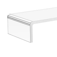 HOMCOM beeldschermstandaard monitorstandaard plexiglas standaard voor TFT-/LCD-monitoren(m-6)