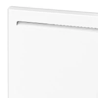 HOMCOM Radiateur Électrique 1500 W Connecté WiFi Sur Pied ou Mural, Commandes Vocales, 4 Modes, Écran LED, 70x21,5x43,5cm Blanc(m-11)