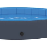 PawHut Opvouwbaar Hondenbad voor Grote en Middelgrote Honden, Antislip Bodem, Voor Binnen & Buiten, 120x30 cm(m-13)