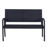 Outsunny poly-rotan tuinbank(m-10)