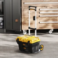 HOMCOM Folding Sack Truck, 70kg Lightweight Hand Truck with Wheels, Foldable Trolley Cart with Telescoping Handle for Warehouse, Office, Luggage, Silver Tone(m-9)
