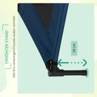 PawHut Hondenbed Hondenligstoel Outdoor Kattenbed Huisdierbed 600D Oxford Stof(m-4)