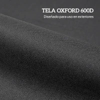 Outsunny Pack de 8 Bolsas de Peso para Carpa Bolsas de Arena de Tela Oxford 600D para Patas de Toldo Sin Arena Negro(m-7)