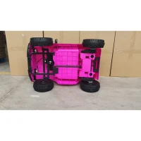 AIYAPLAY Carro Elétrico Infantil 12V, Buggy Elétrico Infantil, 2-4 km/h, 2 Motores, Comando Remoto, Bateria de Lítio, Rosa(m-5)
