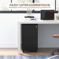 Vinsetto Hondenbox Hondenkooi, inclusief bodembak, vergrendeling, universele wielen, 94 cm x 58 cm x 78 cm, Zwart(m-8)