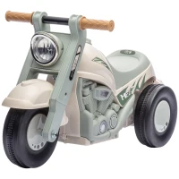 AIYAPLAY Glijauto in motor-ontwerp met muziek en bubbels voor 2-5 jaar, Crèmewit(m-10)