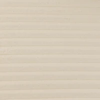 HOMCOM Sofá 3 Plazas Curvado de Terciopelo Acanalado 245 cm con Asiento Profundo y 2 Cojines Crema(m-6)
