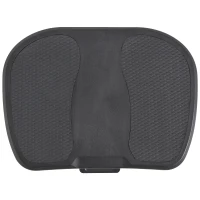 HOMCOM Pedana Poggiapiedi da Scrivania o Ufficio, Antiscivolo con Altezza Regolabile (10-16.5cm) e Angolazione 0-30°(m-4)