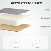 HOMCOM Ergonomische Bureaustoel met Massage en Ligfunctie Voetsteun Grijs(m-6)