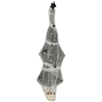 HOMCOM Halloween-Mummie, Halloween-decoratie, geluidsfunctie, 60 cm x 16 cm x 170 cm(m-1)