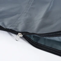 Outsunny Hoes voor tuinparasol, weerbestendig, met ritssluiting, gemaakt van Oxford-polyester, 178 cm, Grijs(m-13)