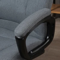 Vinsetto Bürostuhl massage, höhenverstellbarer Chefsessel, Gamingstuhl mit Massagefunktion, ergonomischer Drehstuhl, Massage Sessel, Grau, 70 x 66 x 109-117 cm(m-9)