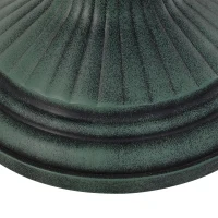 Outsunny 3-tier Chelsea Planter Flowers Display Fountain Stable Base Outdoor Garden Flower Pot Patio Balcony Indoors Green(m-7)