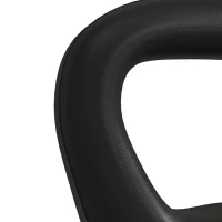HOMCOM Kettlebell 14 kg met zandvulling voor beginners, zwart(m-12)