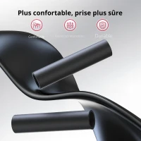 Barres de dips, réglables en hauteur, démontables et portables, 100x58x96 cm, Noir(m-9)