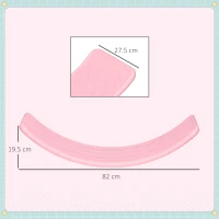 ZONEKIZ Balance Board, Kids Wobble board, for Ages 3-6 Years - Pink(m-3)
