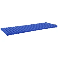Outsunny Camping-Luchtmatras met Pomp, Snel Opblaasbaar, Duurzaam, 195x70x10cm, Blauw(m-10)