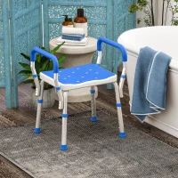 HOMCOM 57-69cm Aluminium Frame Bath Seat(m-10)