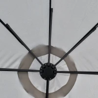 Outsunny parasol met LED-verlichting 4,5m diameter(m-8)