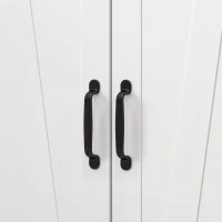 HOMCOM Multi-Storage Farmhouse Style Cabinet - White(m-9)