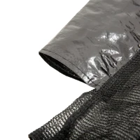 HOMCOM 13ft Trampoline Net Replacement Safety Net Enclosure Net Spare w/ 8 Poles(m-9)