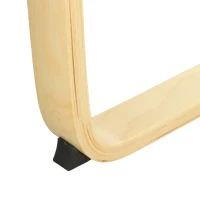 HOMCOM Loungestoel met voetensteun, linnenlook, moderne schommelfauteuil met schommelfunctie, donkergrijs(m-13)