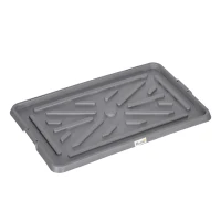 PawHut Hondentoilet met kunstgras, drainagegaten, lekvrij, 67x41x3,5cm, Groen(m-13)