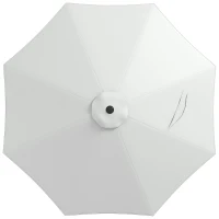 Outsunny Telo per Ombrellone da Ø295 cm in Poliestere Bianco Resistente all'Acqua con Presa d'Aria Superiore(m-11)