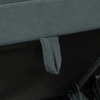 HOMCOM 'L' Shape Modular Storage Sofa - Dark Grey(m-8)
