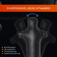 HOMCOM staande bokszak boksdummy bokstraining(m-5)