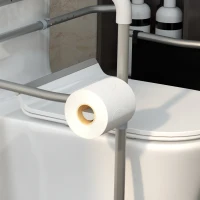 HOMCOM Supporto Water con Braccioli Regolabile in Altezza e Larghezza con 2 Piedini a Ventosa(m-8)