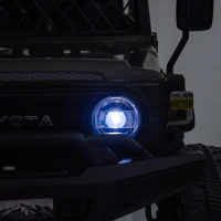 AIYAPLAY Toyota FJ 24V elektrische kinderauto met afstandsbediening, 200W motor, lithium-accu, 2-zits, 3-8 jaar(m-13)