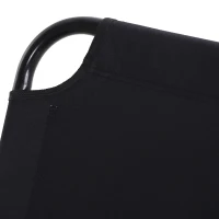 Outsunny Ligbed, 5-voudig verstelbare rugleuning, snel drogend, metalen frame, 190 x 56 x 28 cm, Zwart(m-13)