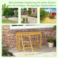 PawHut Kippenspeeltoestel met Schommels en Ladder, voor 3-4 Kippen, Kippenklimtoestel van Hout(m-5)