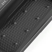 SPORTNOW Mini Ellipsentrainer voor Thuis Onder-Bureau Elektrische Crosstrainer met Afstandsbediening LED-Display 12 Snelheden(m-11)