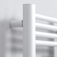 HOMCOM badkamerverwarming, 24/7 programmering, 4 modi, bescherming tegen oververhitting, 54 cm x 4 cm x 96 cm, wit(m-8)