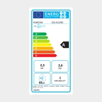 HOMCOM Mobiele airconditioner airconditioner 4 modi afstandsbediening 24u timer ABS wit(m-9)