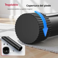 Barre per dip, regolabili in altezza, smontabili e portatili, 100x58x96 cm, Nero(m-6)