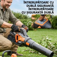 Outsunny Suflantă de Frunze fără Fir 20v 900w(m-7)