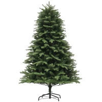 HOMCOM Kerstboom, Alpen spar, levensecht, breed & weelderig, 180 x Φ105 cm, Groen(m-11)