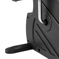 SPORTNOW Mini Exercise Bike with Stepless Adjustable Resistance, LCD Display and 4-Level Pedal Straps for Home Workout, Black(m-13)