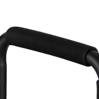 HOMCOM opdrukgrepen, set van 2, antislip opdrukgrepen, opdrukstangen, parallettes, opdrukoefeningen voor spier- en krachttraining, staal(m-11)