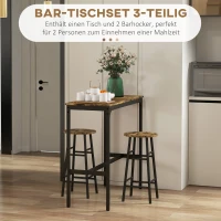HOMCOM Set van 2 kunstmatige buxusbomen, 2 buxusbomen, voor buiten, 20 cm x 20 cm x 60 cm, groen + bruin + zwart(m-4)